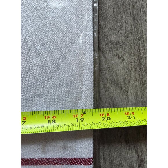 Pampered Chef Wine Windowpane White & Red Plaid Cotton Placemats Set Of 2 New - Picture 5 of 6